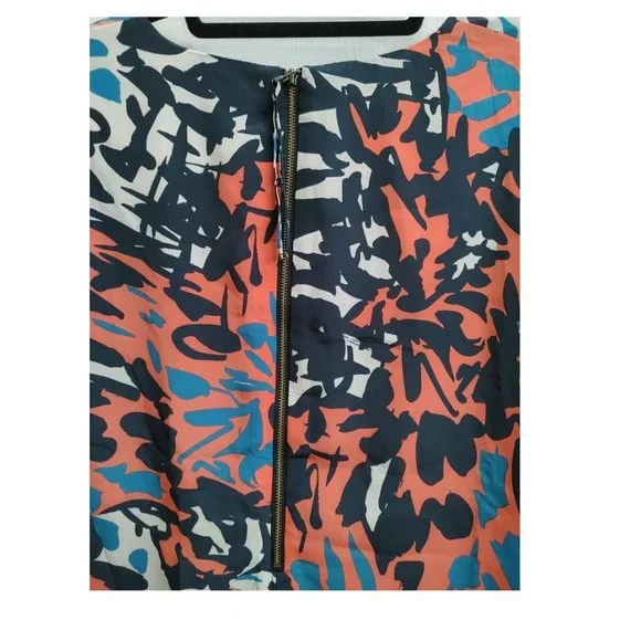 MAMAS&PAPAS GLOSSY SHIRT DRESS ABSTRACT PRINT (US 12) - Picture 4 of 4